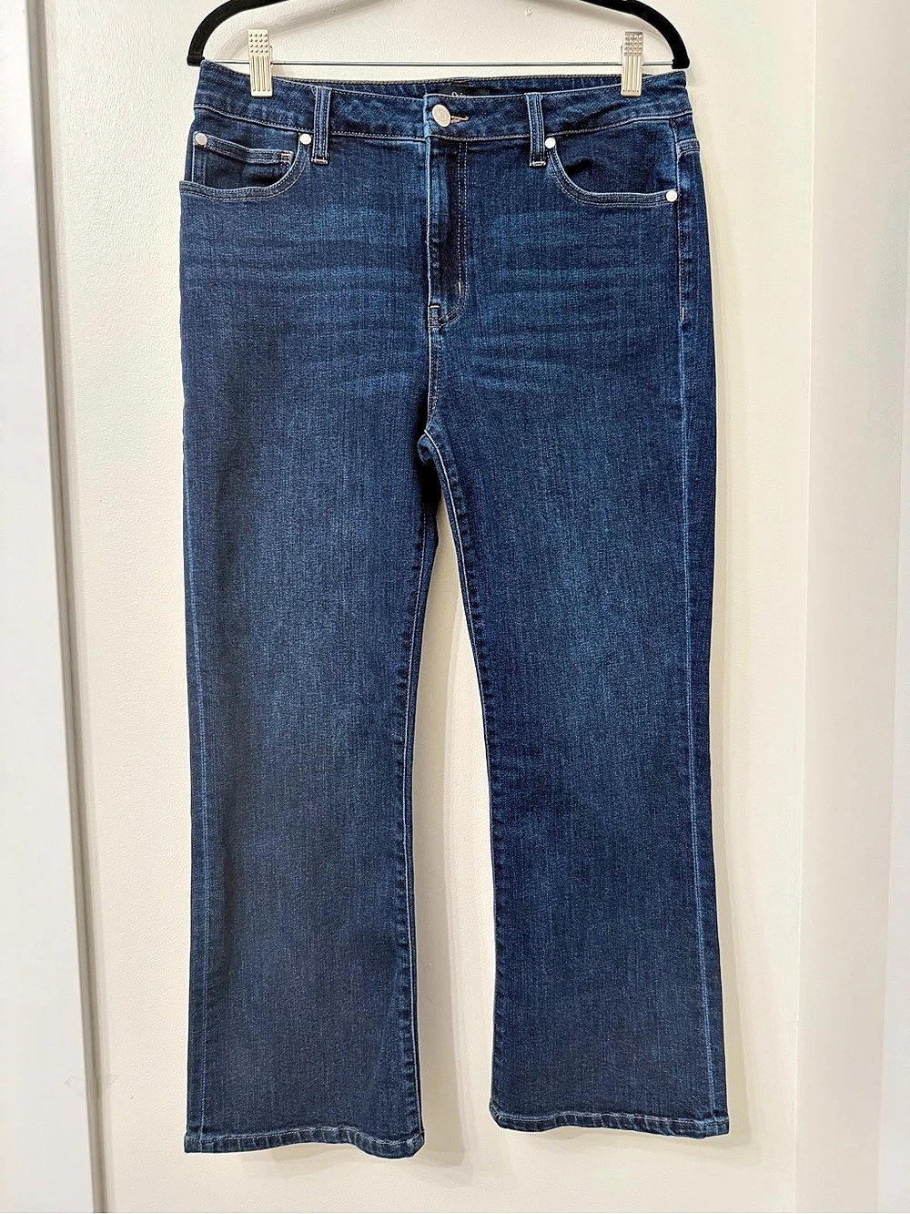 Quince Bella Stretch Kick Flare High Rise Jeans Waist 31
